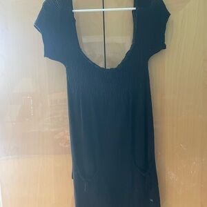 DKNY Black Knit Top